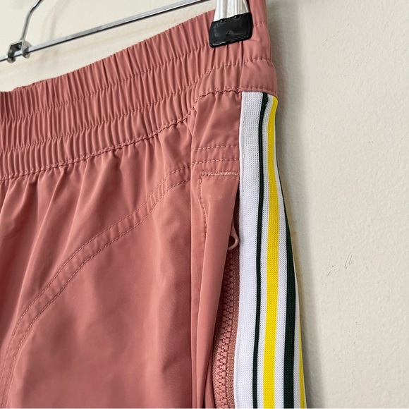 Adidas x Stella McCartney Train Track Side Snap Button Stripe Pants Pink - Picture 5 of 10